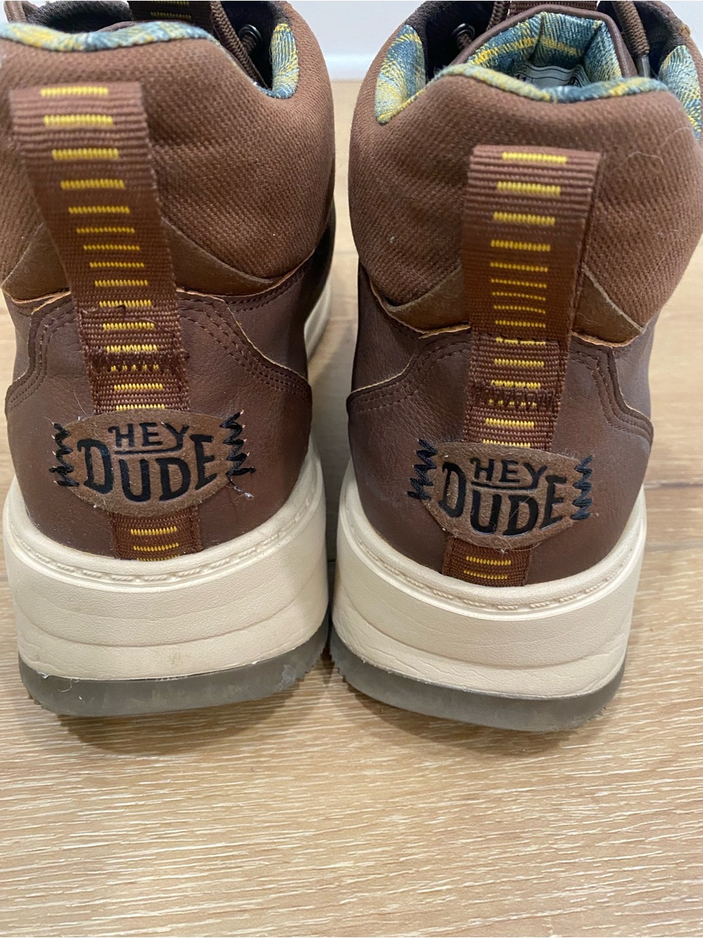 Hey Dude Boots Men’s 11 Brown Tahoe Classic Mid Top Chukka Comfort Outdoor - Picture 4 of 8